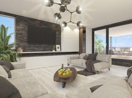 Prodej bytu Residence Sova, 4. NP,  3+kk, 85,26 m2, lodžie, výtah, Lidická, Ostrov